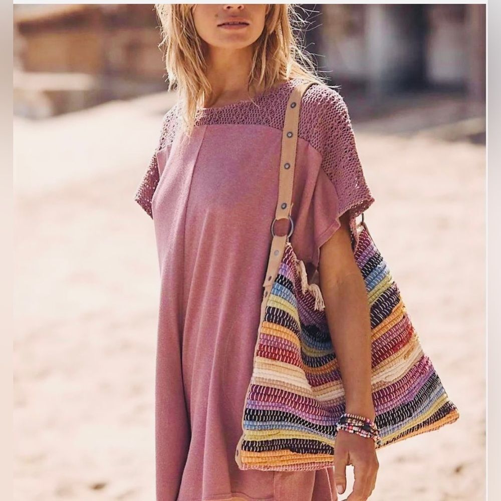 Free People Women's Sunny Day Boho Romper; Size S
